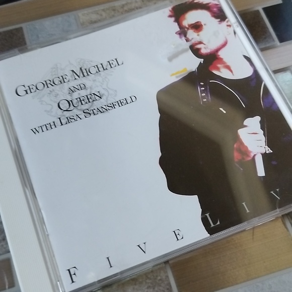 George Michael and Queen with Lisa stansfield five live CD - Picture 1 of 3